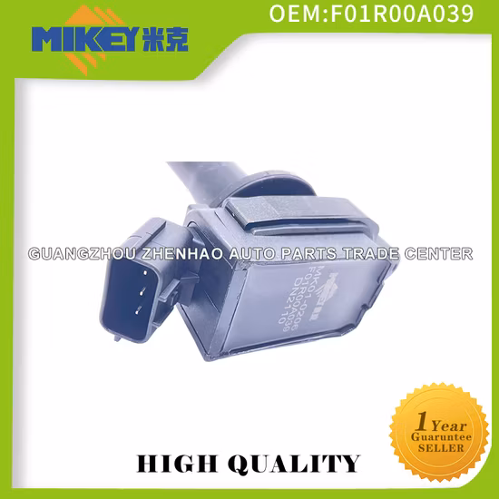 Geely Vision Emgrand Ec7 Englon Sc7 불가사리 Gc7 4G18 4G15 OEM: F01r00A039용 최고 품질의 자동차 부품 자동차 액세서리 점화 코일